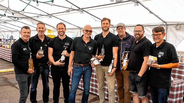 Das Team der Firma Riegger freut sich auf die Whiskymesse in abgespeckter Form.