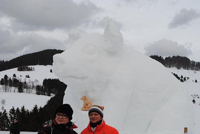 Bild 9: Schneeskulpturen-Festival in Bernau: Schauen Sie zu, wie aus Schnee Kunst wird