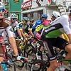Gut in Form: Nico Denz (vorn links) beendete den Radklassiker Paris-Roubaix auf Platz 36.