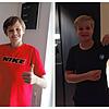 Links Finder Noah Mendler (11) aus Bodman, rechts Jesse (14) aus Rotterdamm, der die Apple Watch verloren hatte.