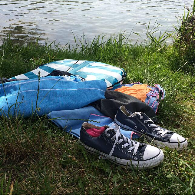Bild 7: Trockene Kleider beim Rheinschwimmen? So schlägt sich der Wickelfisch im Praxistest