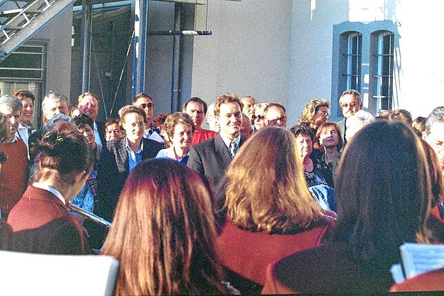 Bild 8: Gedächtnis der Region: Bilder von Matthias Weckbachs erster Wahl zum Bürgermeister im Jahr 1999