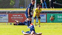 Tristesse nach dem 1:3 in Backnang. Der 1. FC Rielasingen-Arlen hat den direkten Klassenerhalt nicht geschafft.