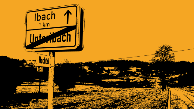Ein Kilometer bis zur heilen Welt: An kaum einem anderen Ort geschehen weniger Straftaten als in Ibach.