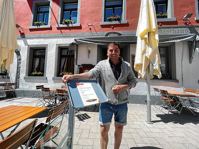 Domenico Wittkopf vom Gasthaus Ott will nur für Geimpfte und Genesene öffnen.