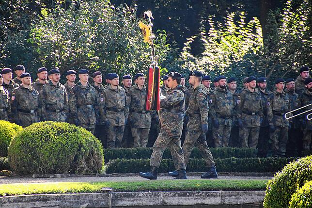 Bild 24: Abschiedsappell für die Soldaten des Jägerbataillons 292