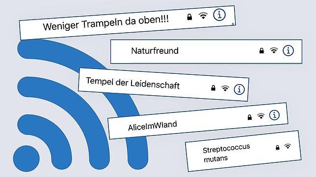 Alles nur Werkseinstellung? Nein. Wer in der Häfler Innenstadt gelegentlich auf die Namen der WLAN-Netze in der Umgebung schaut, findet ...
