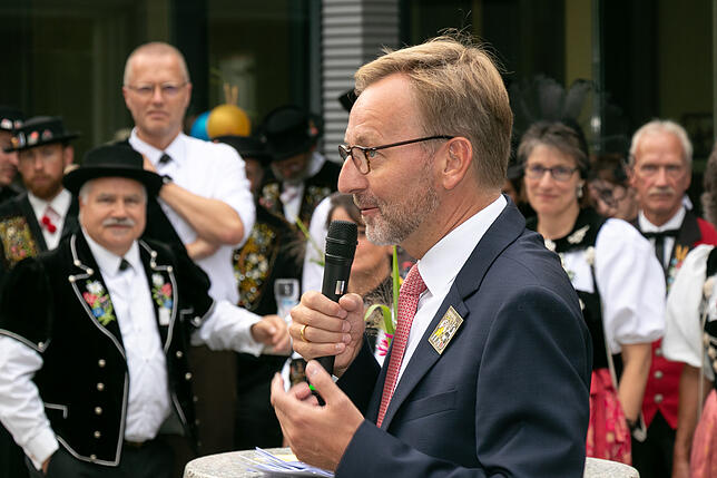 Bild 7: Bilder vom Sektempfang zum Beginn der 551. Waldshuter Chilbi