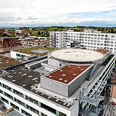 Die Konstanzer Klinik von oben.
