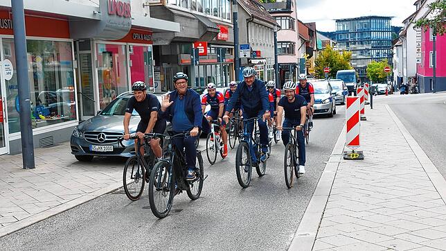 Das letzte Teilstück ist zwar beschaulich, aber so beschaulich wird es am Samstag nicht zugehen: Rik Sauser von Sauser-Events, ...