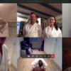 Viele fleißige Trainingsgäste waren von Zuhause aus mit dabei: Der TV Nenzingen gibt Karate per Online-Videokonferenz. Bild: Thomas Tomow