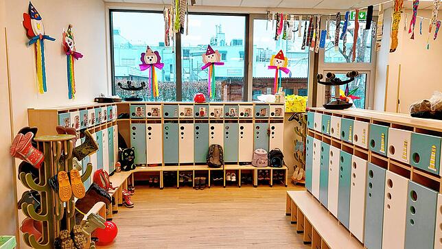 Auch die Garderobe haben die kleinen Seekids bereits in Beschlag genommen.