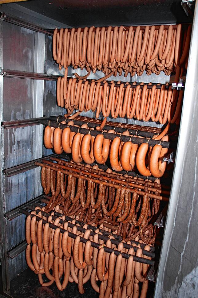 Keine Massenware: Die Wurst von Hierling.