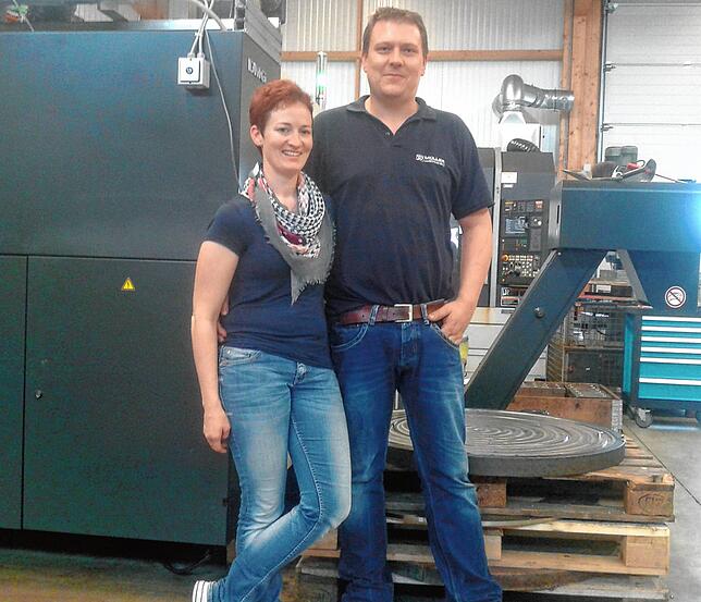 Ein gutes Team: Peter Müller mit Ehefrau Andrea.