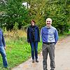Befürchten mehr Lärm und Staub (von links): Wolfgang Dreiser, Sylvia Siemers und Olaf Voigt.