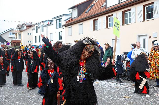 Bild 8: So bunt war der große Umzug beim Seenarrentreffen in Allensbach 2024 &ndash; Teil 3