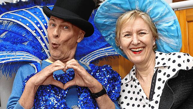 Spaß am Singen und Verkleiden hatten sie schon immer: Gabriele Sauter und ihr Bruder Josef Mratschnigger, der bereits in den ...
