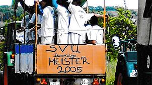 Der SV Überauchen als Bezirksliga-Meister im Jahr 2005.