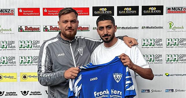 Neuzugang mit Landesligaerfahrung: Enrico Boudjemaa kommt vom FSV Rheinfelden und wird in der kommenden Saison in der „Zweiten“ des SV ...