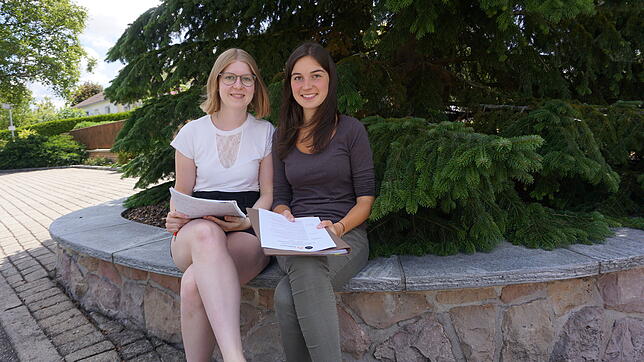 Die Leiterinnen Judith Agostini (links) und Antonia Winterhalder. Bild: Silvia Bächle