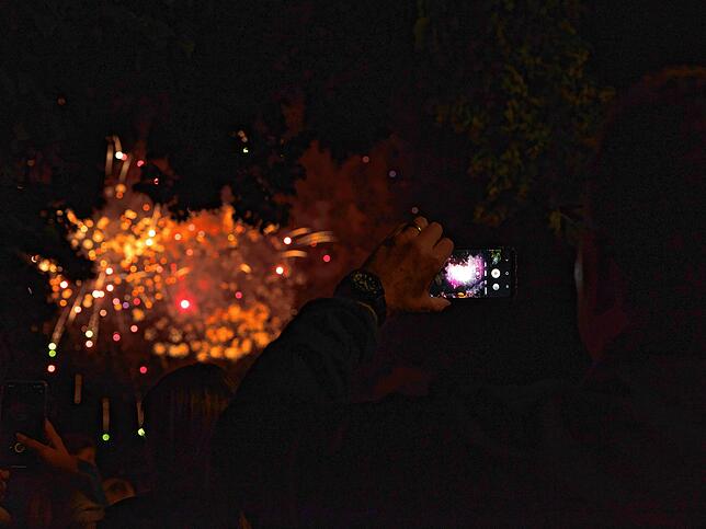 Bild 16: Bilder vom Feuerwerk beim Seehasenfest