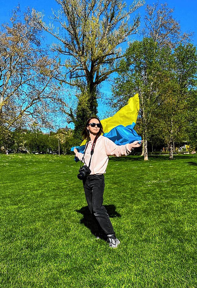 „Die Ukraine ist ein wunderschönes Land, ich bin glücklich, dass ich dort geboren wurde“, sagt Olha Panina.