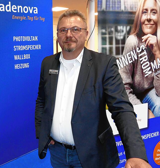 „Die Wärmepumpe ist die Technik der Zukunft“, ist Vertriebsmanager Dirk Sauter von der Badenova überzeugt.