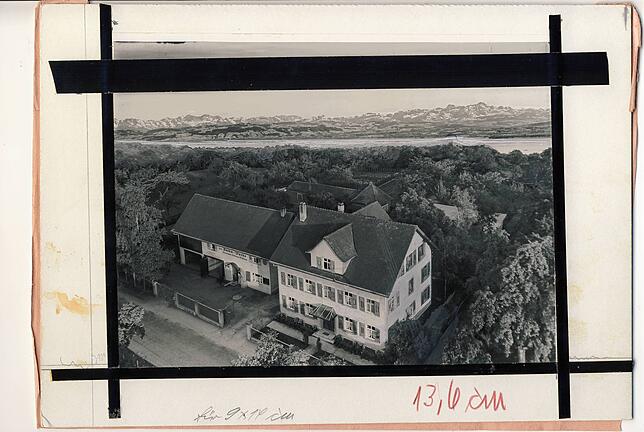 Ein Foto des Saba-Ferienheims, das auf circa 1935 datiert ist. Unternehmer Hermann Schwer hatte es für die Angehörigen des Unternehmens ...