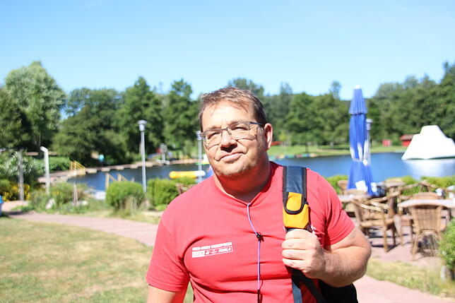 Frühschwimmer Gregor Kaltenbach