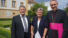 Max und Marlies Gromann feierten in Riedern a.W. Goldene Hochzeit, den Dankgottesdienst hielt in der St.Leodegar Kirche Erzbischof Georg ...