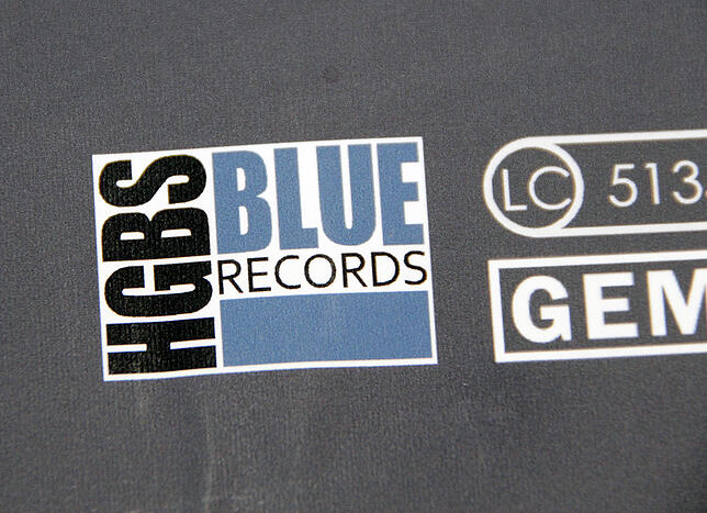 Das ist das Logo des neu gegründeten Musikverlages HGBS Blue Records.