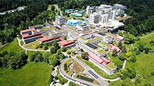 Die Universität Konstanz von oben betrachtet: Hier wird in den kommenden zehn Jahren sehr viel gebaut.