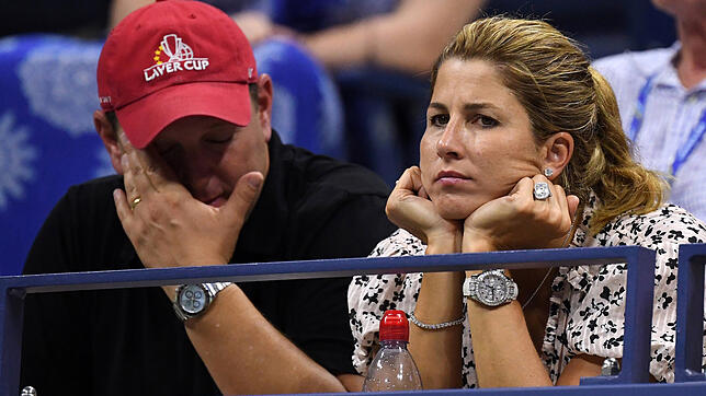 Das Leiden bei Mirka Federer-Vavrinec, der Ehefrau von Roger Federer. Bild: Witters