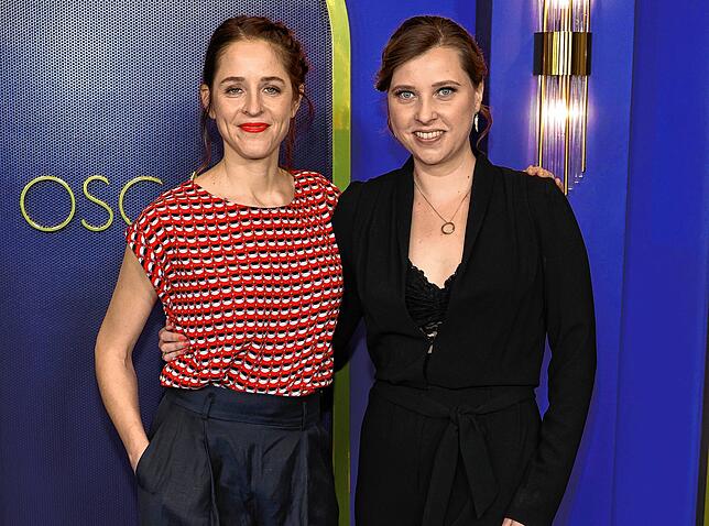 Sie waren die Schweizer Oscar-Hoffnung: Produzentin Nadine Luchinger und Regisseurin Maria Brendle beim Nominierten-Lunch. Maria Brendle ...
