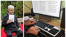 Martin Mischler hat seinen zweiten Roman veröffentlicht. Der Autor ist blind und nutzt eine spezielle Tastatur.