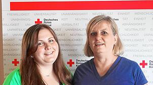 Neu im Vorstand des DRK-Ortsvereins Bad Säckingen sind Laura Steinfelder (links) und Sonja Eschbach. Foto: Michael Gottstein