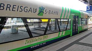 Die Breisgau-S-Bahn fährt in der ersten Septemberwoche nur bis Titisee. Der Grund sind Gleisarbeiten zwischen Titisee und Kirchzarten.