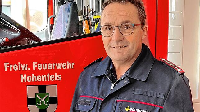 Franz Hahn war 22 Jahre lang Gesamtkommandant der Freiwilligen Feuerwehr in der Gemeinde Hohenfels.