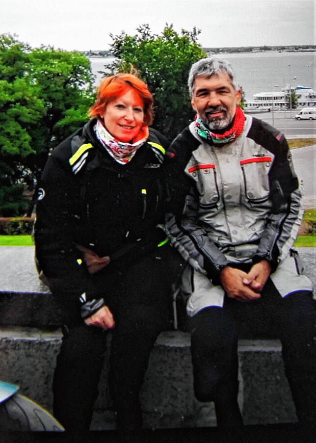 Motorraddress ist Alltagskleidung von Anke und Josef Dury während ihres Trips.