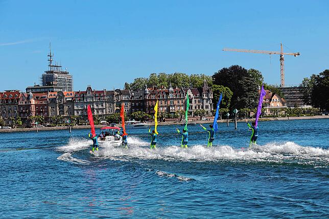 Bild 43: Spektakulär! Die besten Fotos der Wasserski-Show im Konstanzer Trichter