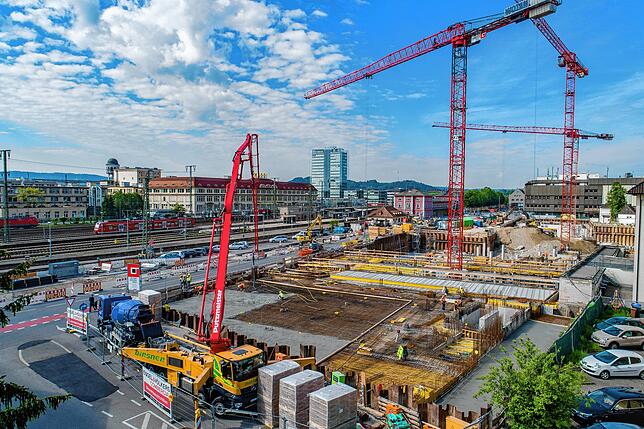 Bild 9: &bdquo;Cano zum Ersten&ldquo;: Wie sich der Bau des Singener Einkaufszentrums seit Oktober 2018 bis heute verändert