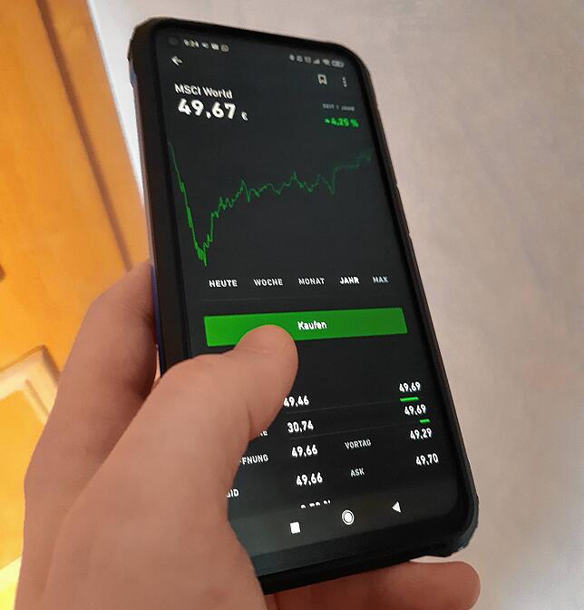 Vor allem bei jüngeren Anlegern beliebt: Trading-Apps wie Trade Republic.