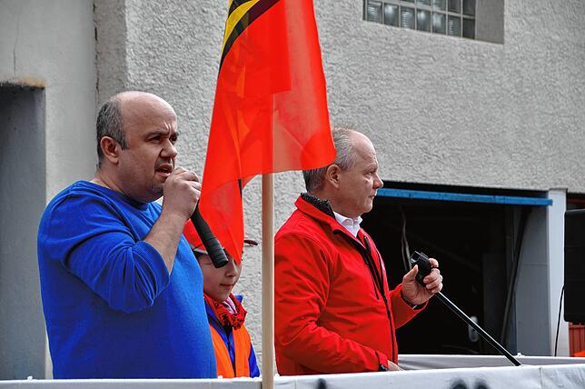 Am Samstag den 13.4.2019 fand auf dem Fabrikgelände der Firma Lauffenmühle in Lauchringen eine Kundgebung mit rund 800 Teilnehmern ...