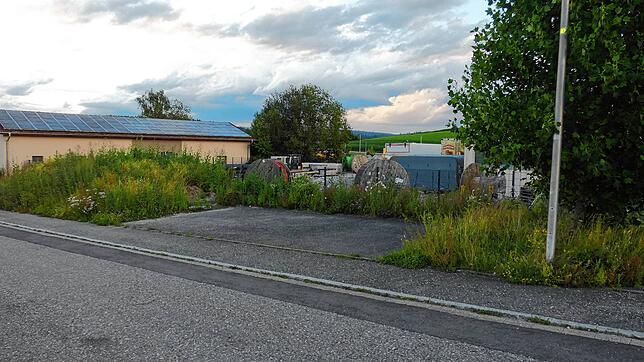 Die auf dieser Gewerbefläche geplanten Hallen wurden vom Jestetter Gemeinderat mit 14 zu drei Stimmen versagt. Foto: Opfermann