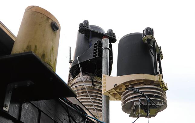Die amerikanische Davis-Wetterstation leistet Böttcher seit vielen Jahren gute Dienste.