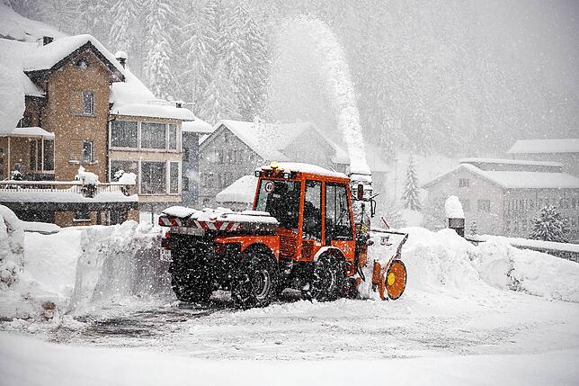 Vor allem der viele Neuschnee im Januar 2021, wie hier in Goeschenen (Kanton Uri), sorgte für hohe Lawinengefahr in der Schweiz.
