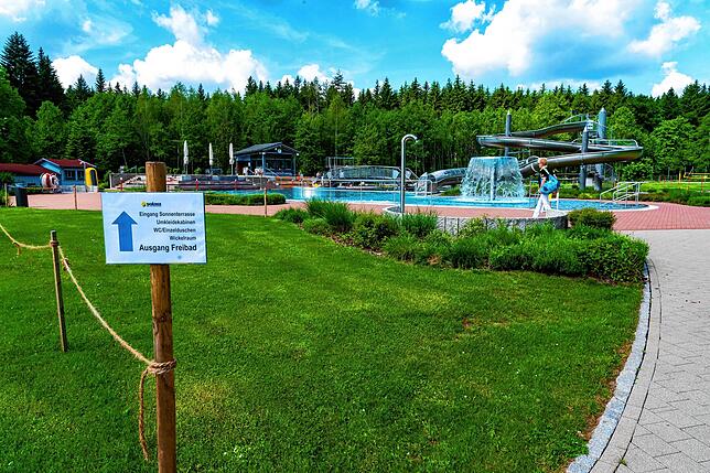 Start der Freibad-Saison im Solara in Königsfeld.