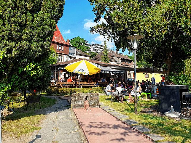 Die Minigolfanlage in Meersburg.