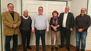 Das Vorstandsteam des Stadtverbands Soziales (von links): Johann Weing, Elisabeth Spöttle, Mirko Witkowski, Elke Ringl-Klank, Claudio ...
