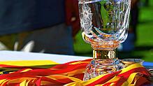 Objekt der Begierde: Das Pokalfinale findet am Himmelfahrtstag (Donnerstag, 31. Mai) statt. Auf dem Weg dorthin stehen sich der SV ...